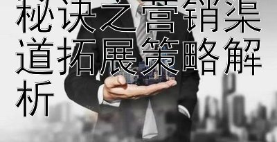 创业企业成功秘诀之营销渠道拓展策略解析